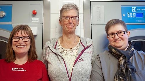 Carola Magnusson, Susanne Näslund och Birgitta Wirén på bilden.