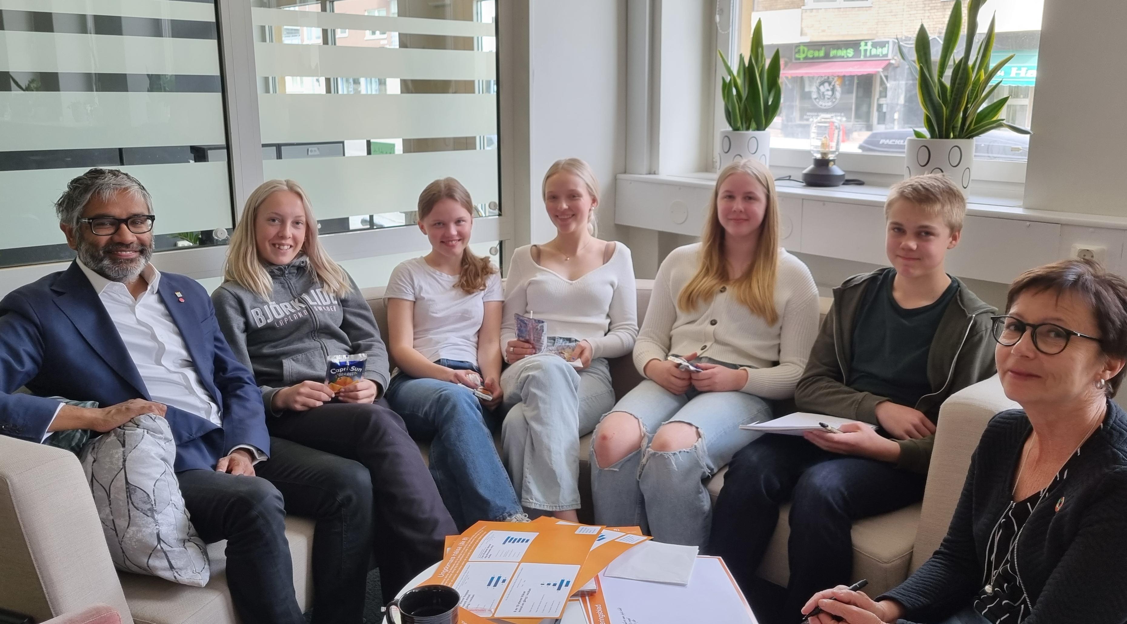 Elever från Stadsöskolan