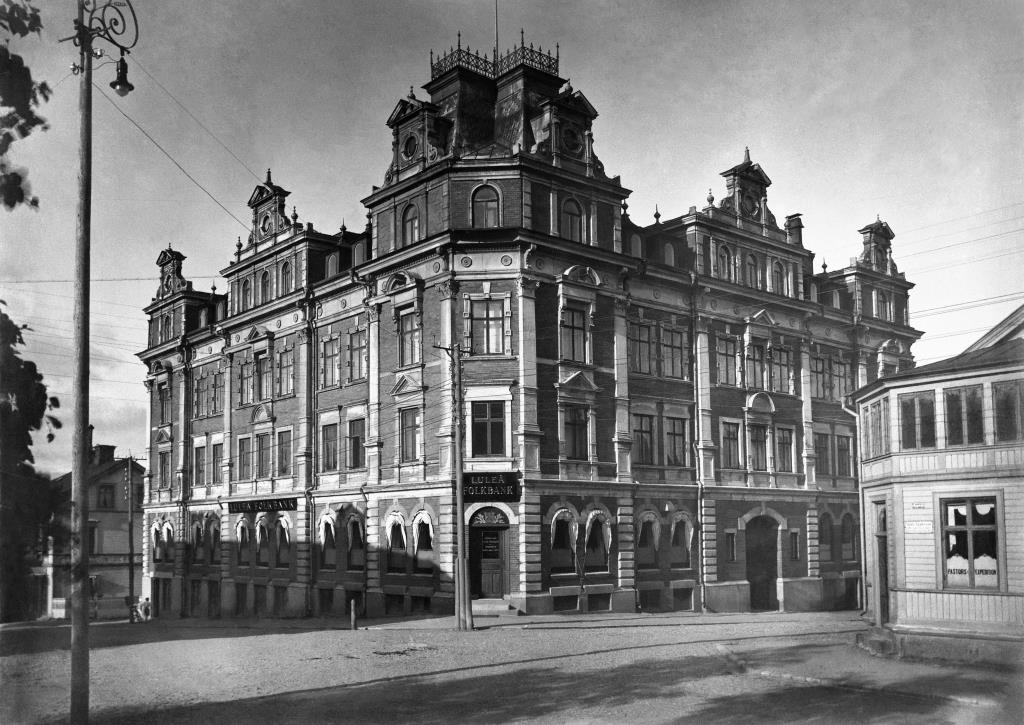 Bild på Erikssonska stenhuset 1905.
