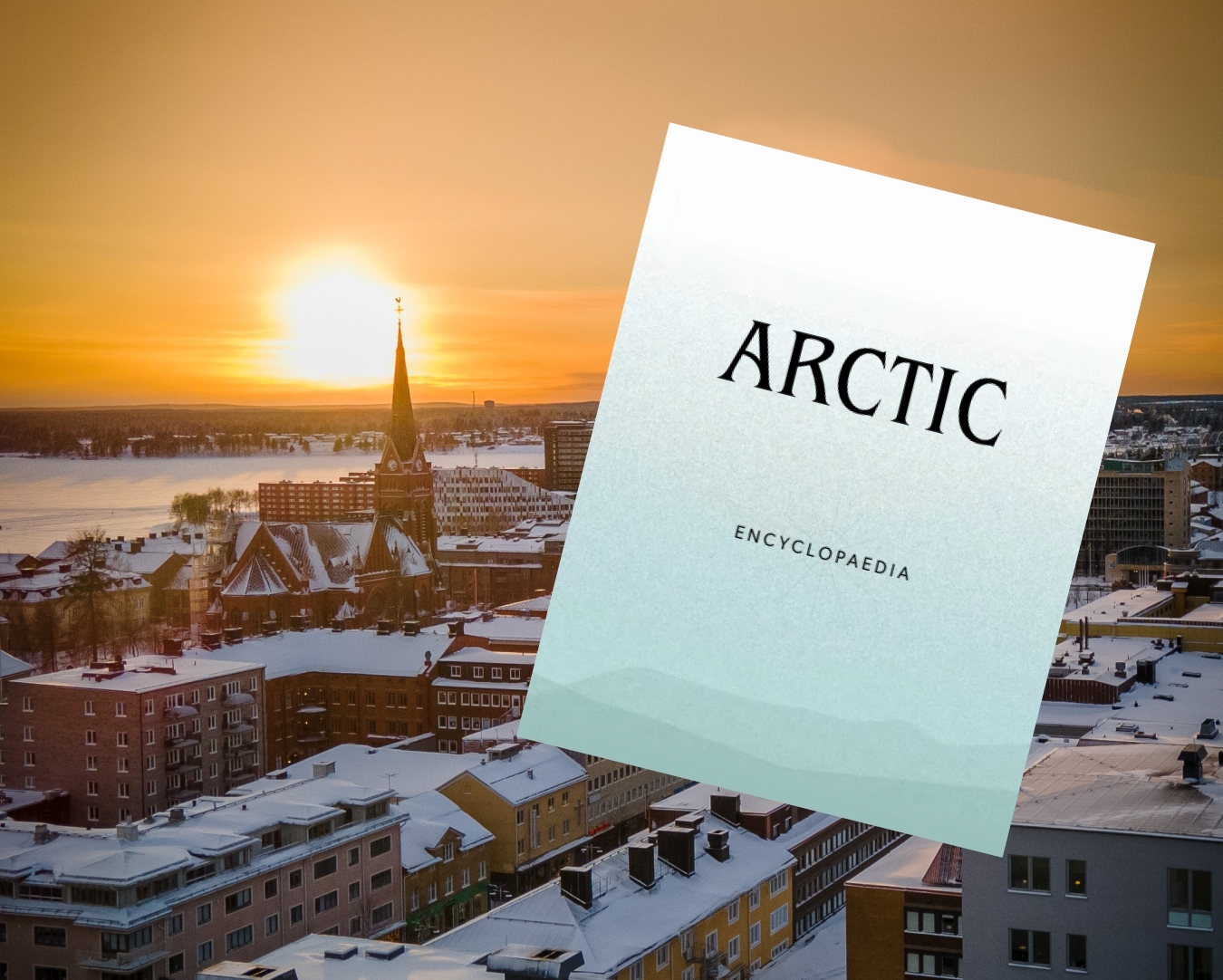 Vybild över ett soligt Luleå.