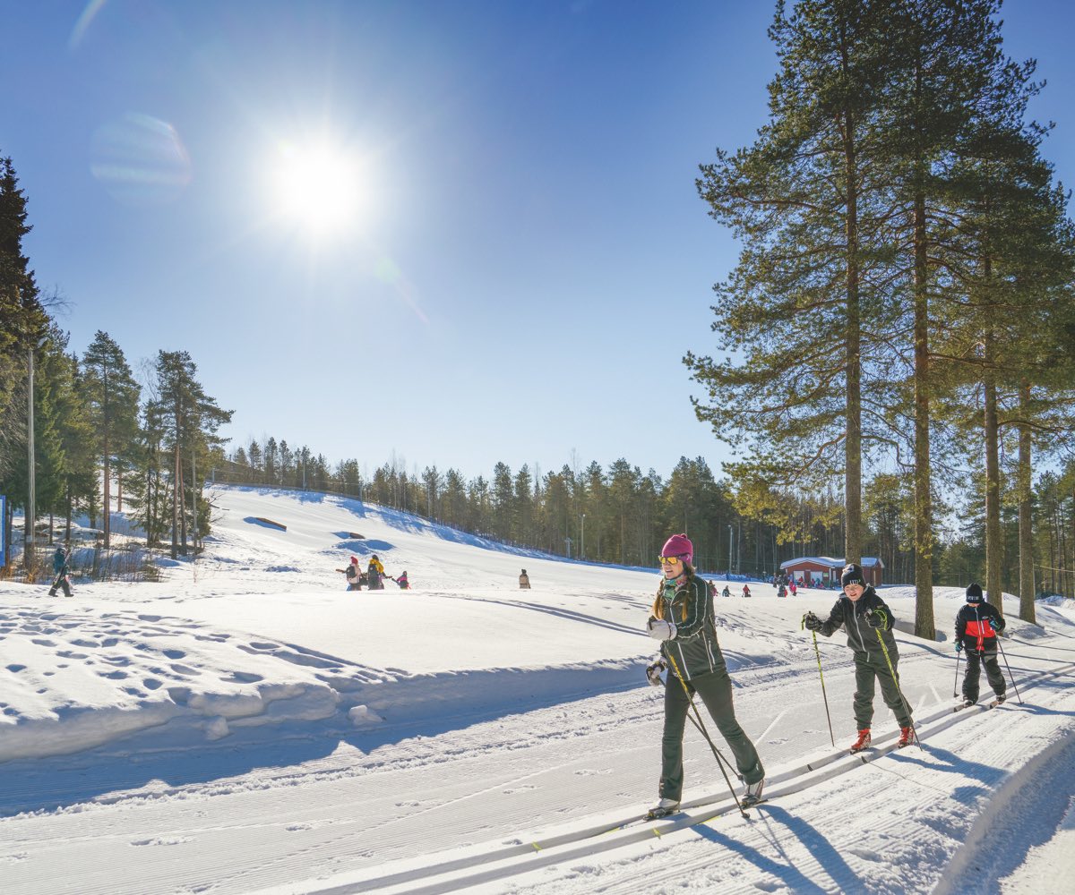 Skidåkare på Ormberget