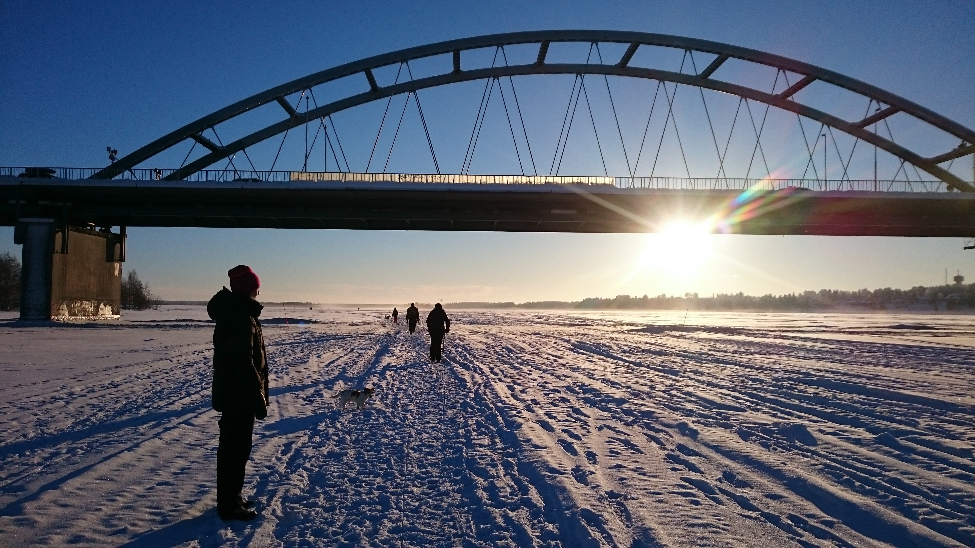 Isbanan klar för promenader till helgen - Vårt Luleå
