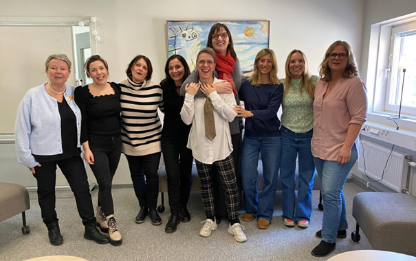 Representanter från Luleå och Italien som möttes i Luleå på ett återbesök