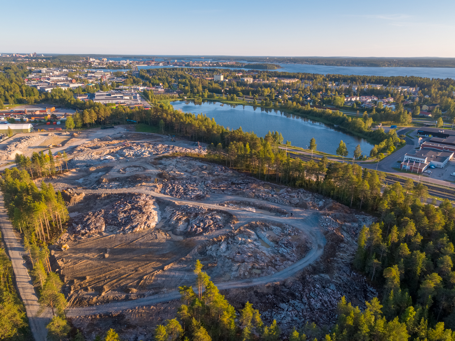 skiss över området