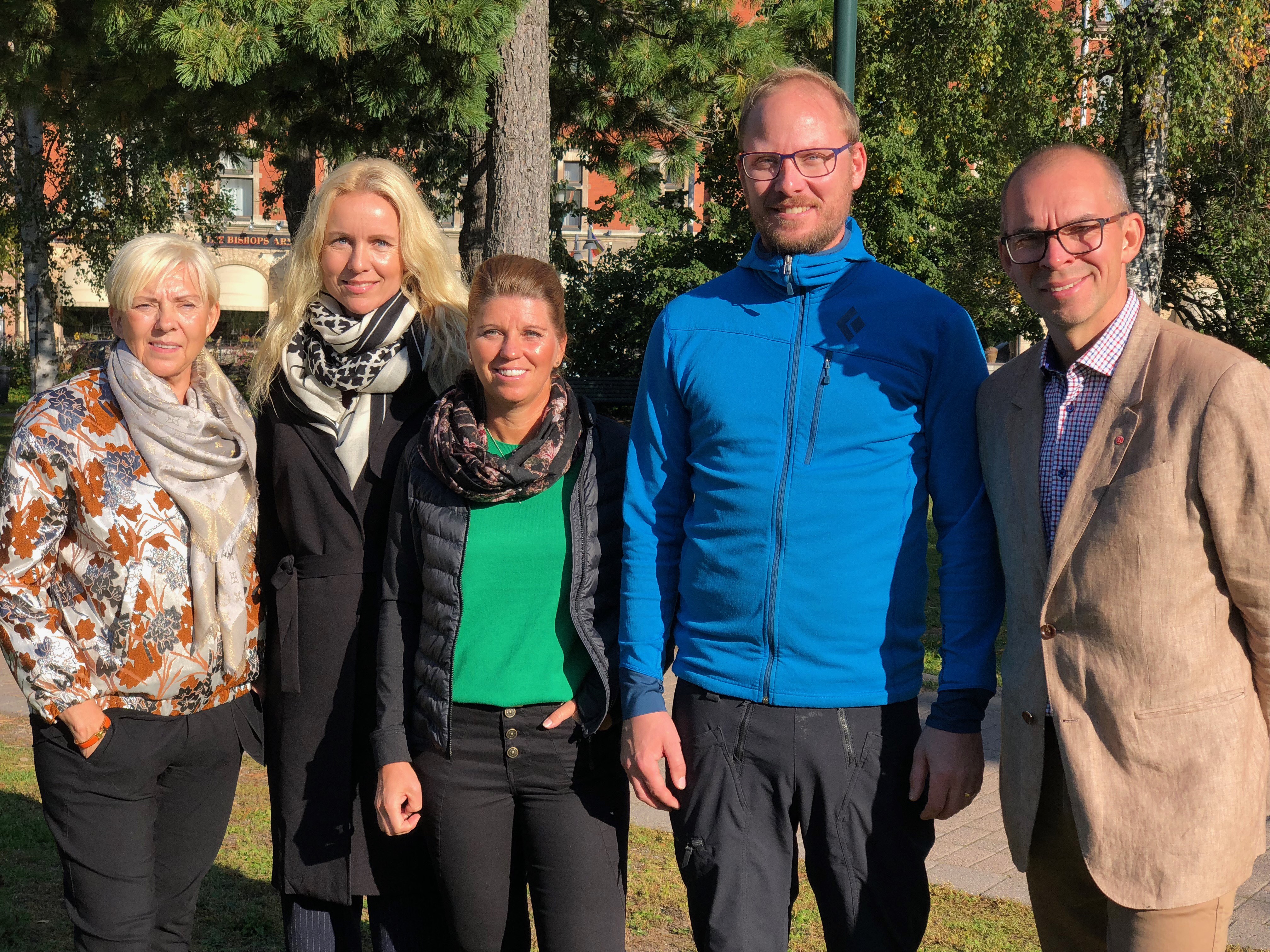 Några av de intressenter som ska jobba för att Luleå blir årets stadskärna
