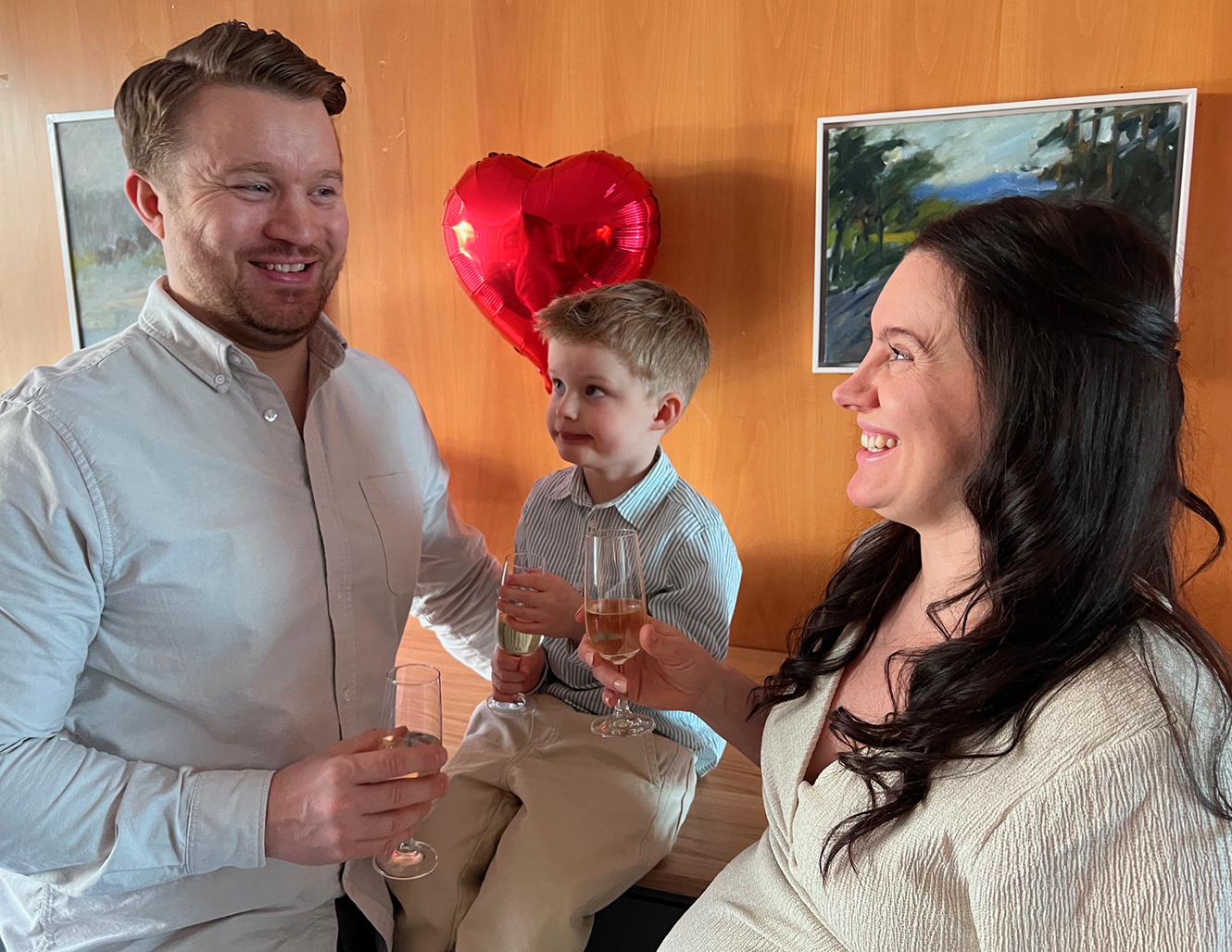 Glenn och Ehlina gifter sig