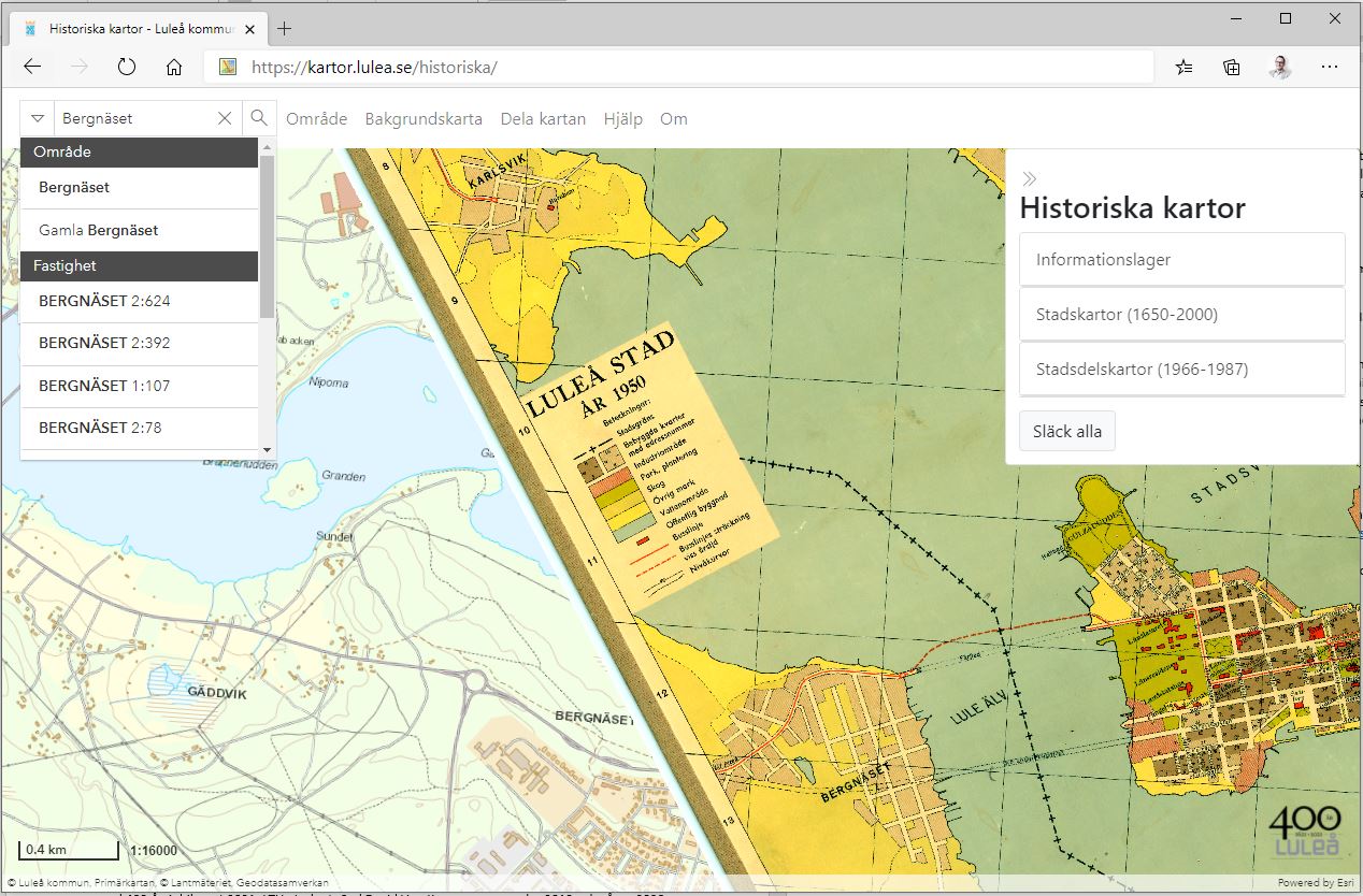 Ny app: Jämför historiska kartor med idag - Vårt Luleå
