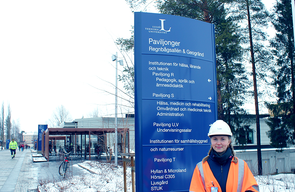 Lisa Sällström Eriksson är doktorand i samarbetsprojektet mellan LTU och Lulebo kring hållbar renovering av flerbostadshus. 