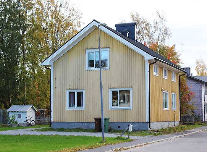 Det här huset på Sandgatan var i Svartöstadens tidigaste år en mjölkbutik.