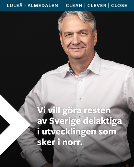 Rickard Lundmark, vd Luleå Business Region