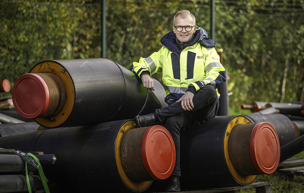 Magnus Johansson, chef Värme och kyla på Luleå Energi