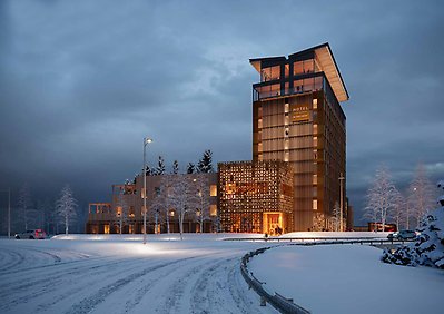 Markarbeten startar inför byggande av hotell, kontor och bostäder vid Mjölkuddsrondellen