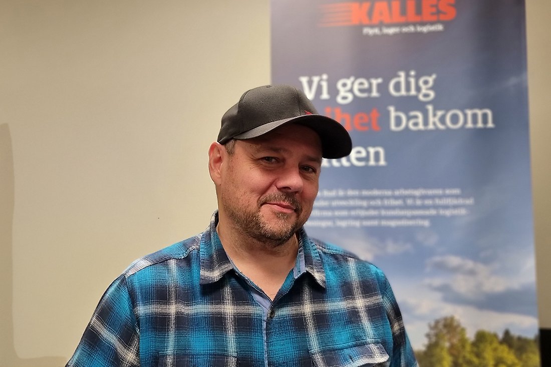 Jan Johansson, trafikledare Kalles Bud och Transport