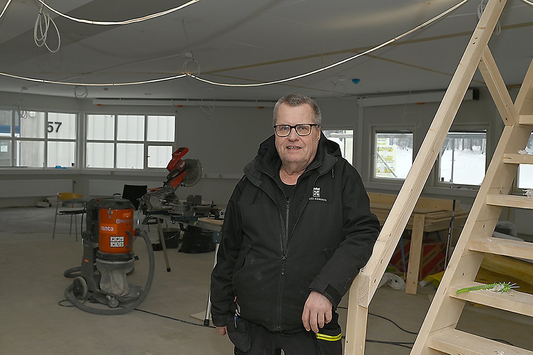 Här byggs just nu en ny träningsyta för parasport.