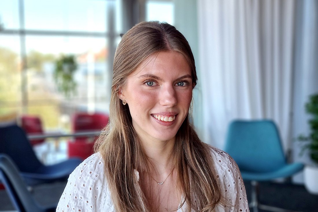 Kvinnlig student från Luleå tekniska universitet