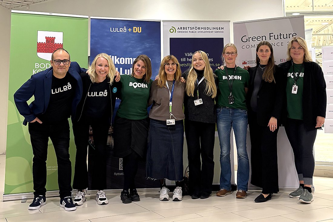 Arrangörerna av rekryterings- och utbildningsmässan i Boden