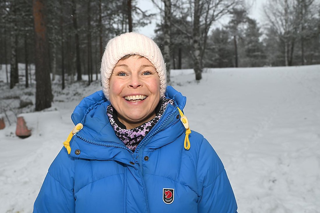 ”Jag väljer helst vägar längs vatten eller skog”, säger Annika Klefsjö som heller inte drar sig för att gå broarna runt.