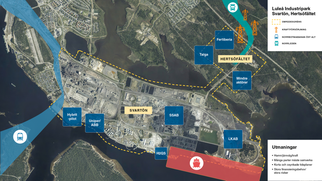 Talga först ut på nya delen av Luleå Industripark - Vårt Luleå