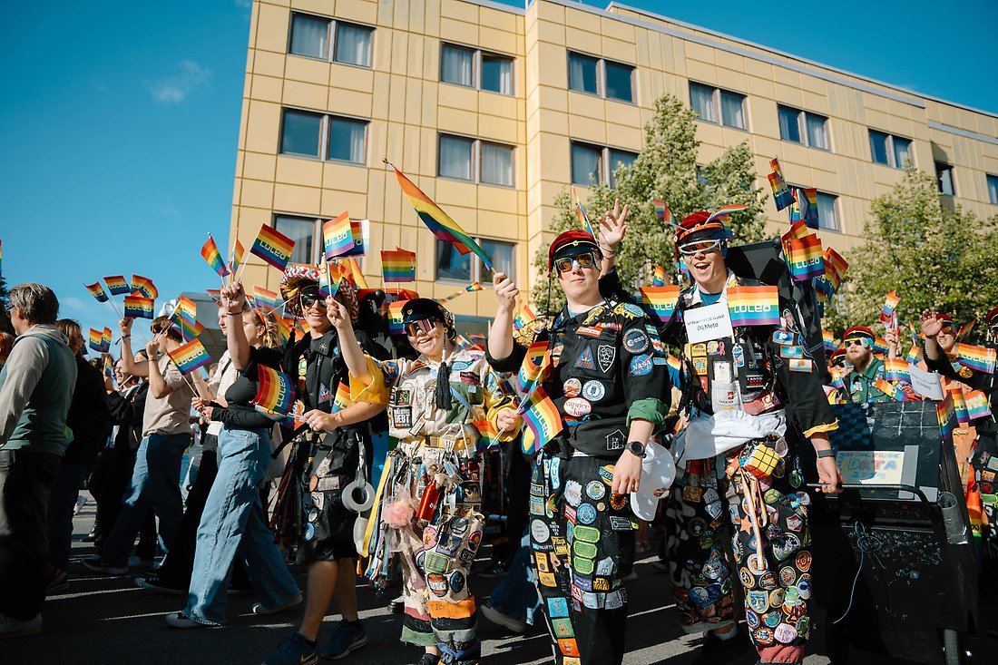 "Phösare" i tåget på Pride