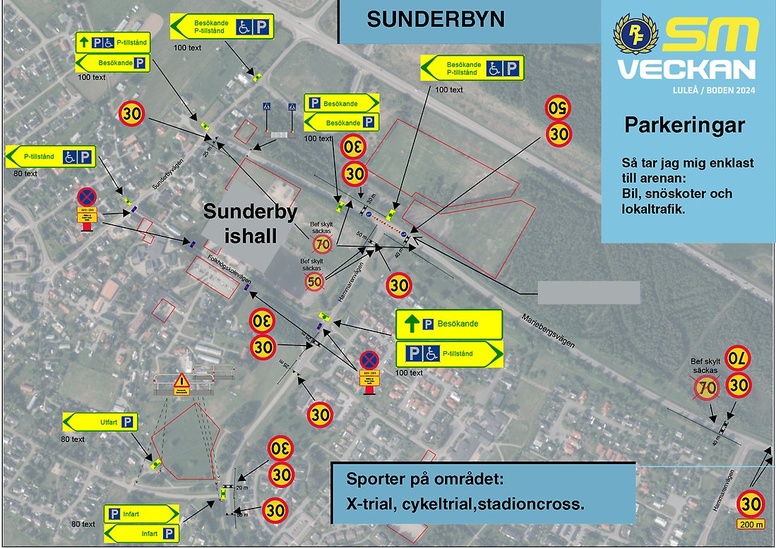 Sunderbyn X-trial, cykeltrial, stadioncross.