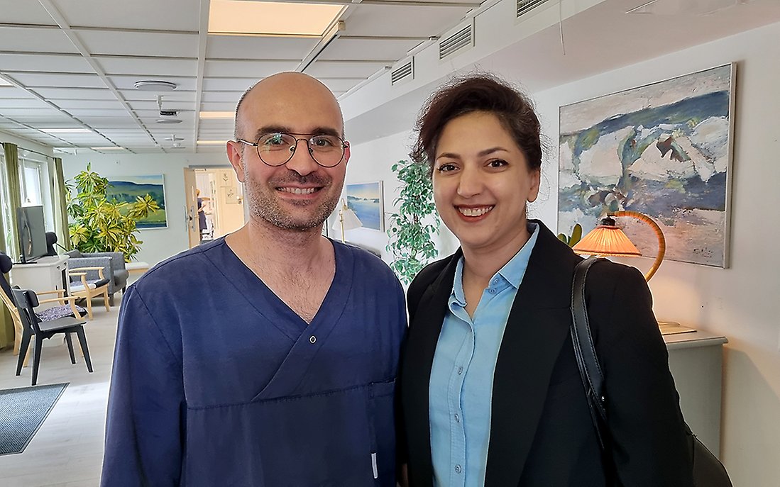 Hadi Ghaffari och Zahra Mali 