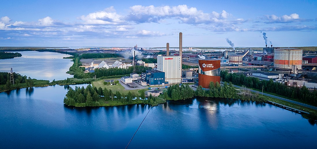 Luleå Energis energilager på Uddebo i Luleå Industripark 