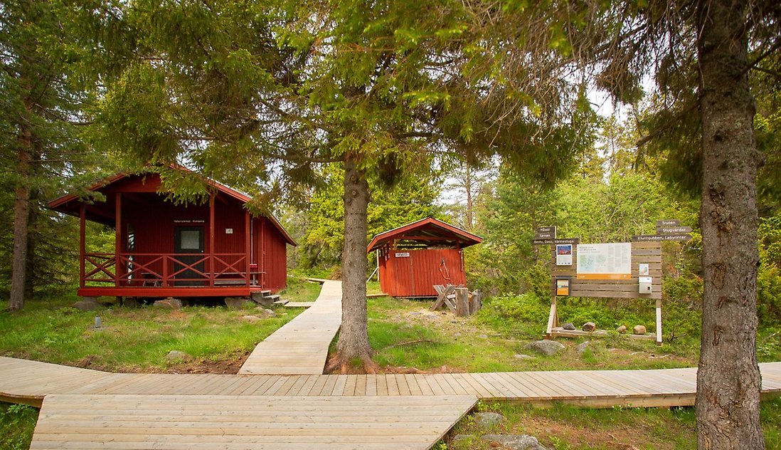 Naturrummet, till vänster i bild, så som det såg ut innan ombyggnationen.