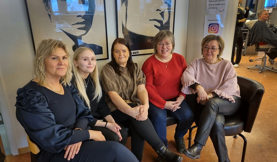 På plats fanns personalen från Solbackens vård och omsorgsboende