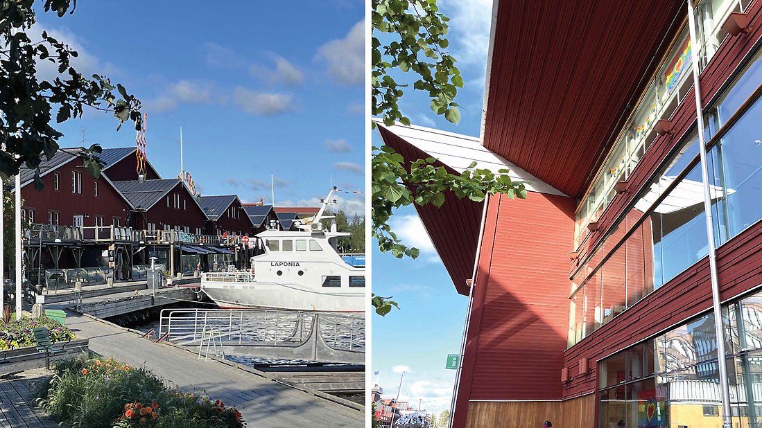 Bild på Norrbottens teatern och Kulturens hus fasad. 