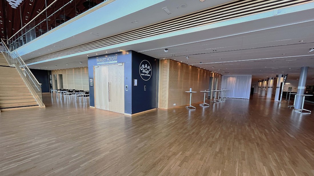 Bild på golvet inuti Kulturens hus.